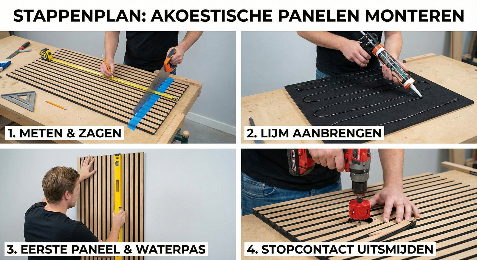 Akoestische Panelen Monteren: Eenvoudig Stappenplan & Tips