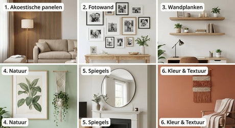 Wanddecoratie Woonkamer Tips: 7 Ideeën voor een Sfeervol Interieur