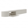 Aura Curved TV-Meubel Beige 280 cm