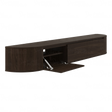 Aura Curved TV-Meubel Walnut 240 cm