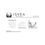 ISVEA Soluzione Wandcloset Inclusief Softclose Zitting