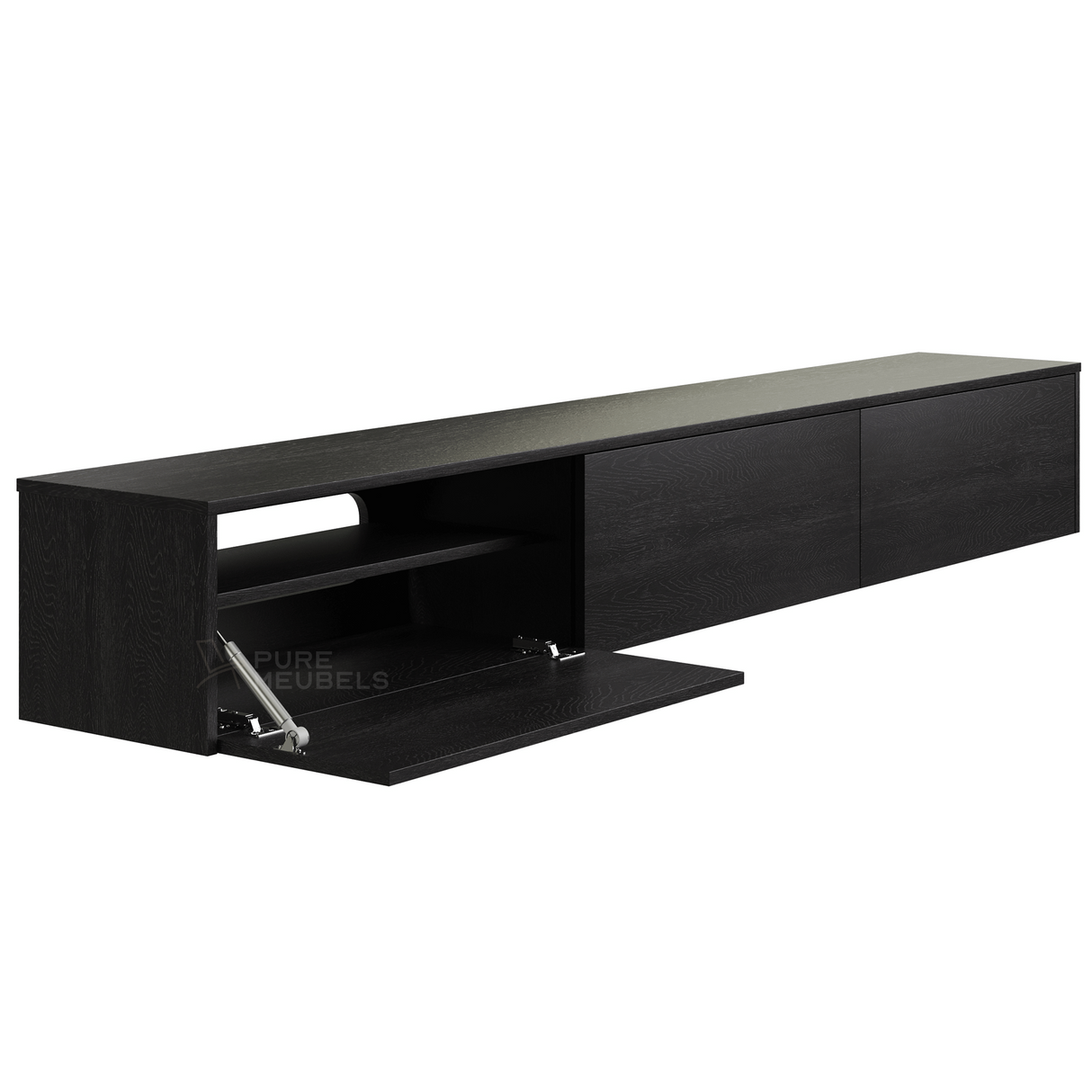 Madera TV-Meubel Zwart 240 cm