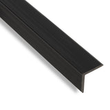 Afwerkstrip Buitenpaneel Zwart 290 cm Gevel Tuin 3D Houtnerf