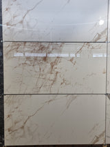 Calacatta Gold Hoogglans Marmerlook 60×120 Gerectificeerd Vloertegel & Wandtegel Porselein Tegel