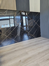 PVC Black Bronze Marmerlook 280×120 Wandpaneel