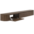 Dulce Curved TV-Meubel Walnut 240 cm