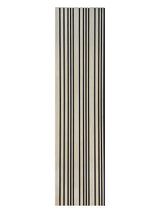 Sanitime Akoestische Wandpanelen Latenwand Tripple Akupanelen 270 x 60 cm Natural eiken