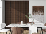 3D Kunststof Wandpanelen Walnoot Timeless Collection 270 x 12 cm | Set van 4
