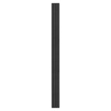 Composiet Gevelbekleding Zwart Lattenwand Wandpanelen 290 x 22 cm | Set van 4 stuks