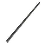 Afwerkstrip Buitenpaneel Zwart 290 cm Gevel Tuin 3D Houtnerf