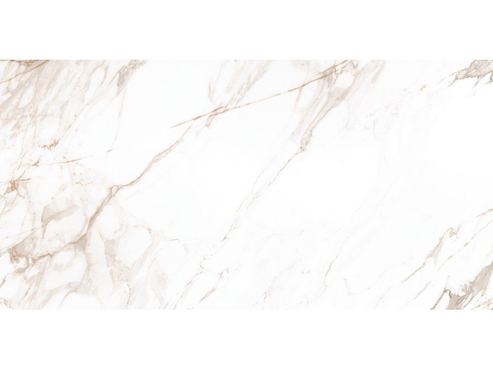 Calacatta Gold Hoogglans Marmerlook 60×120 Gerectificeerd Vloertegel & Wandtegel Porselein Tegel