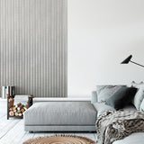 3D Kunststof Wandpanelen Grijs Lumière Collection 270 x 12 cm | Set van 4