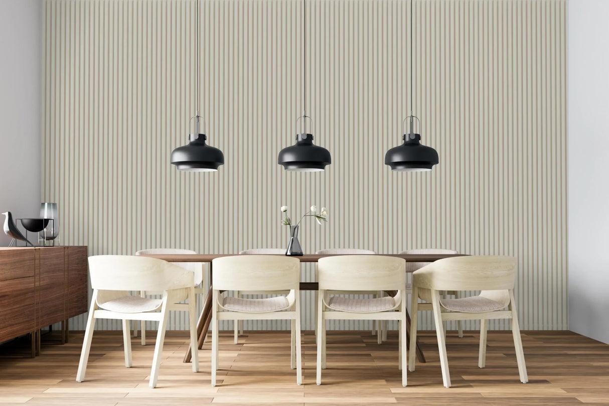 Akoestische panelen 270x60 cm - Beige on Beige