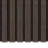 Akoestische panelen 300x60 cm - Eiken Dark Walnoot