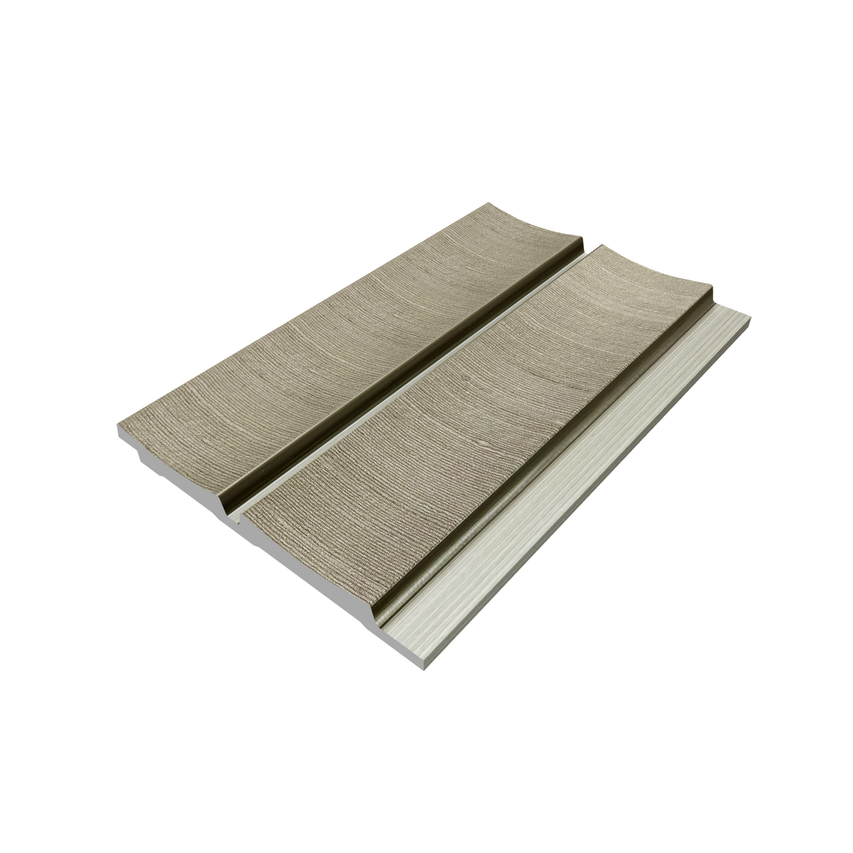Proefstaal 3D Kunststof Wandpanelen Lumière Collection Beige Sample