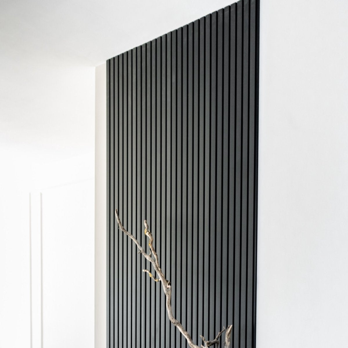 Akoestische panelen 260x60 cm - Black on Black