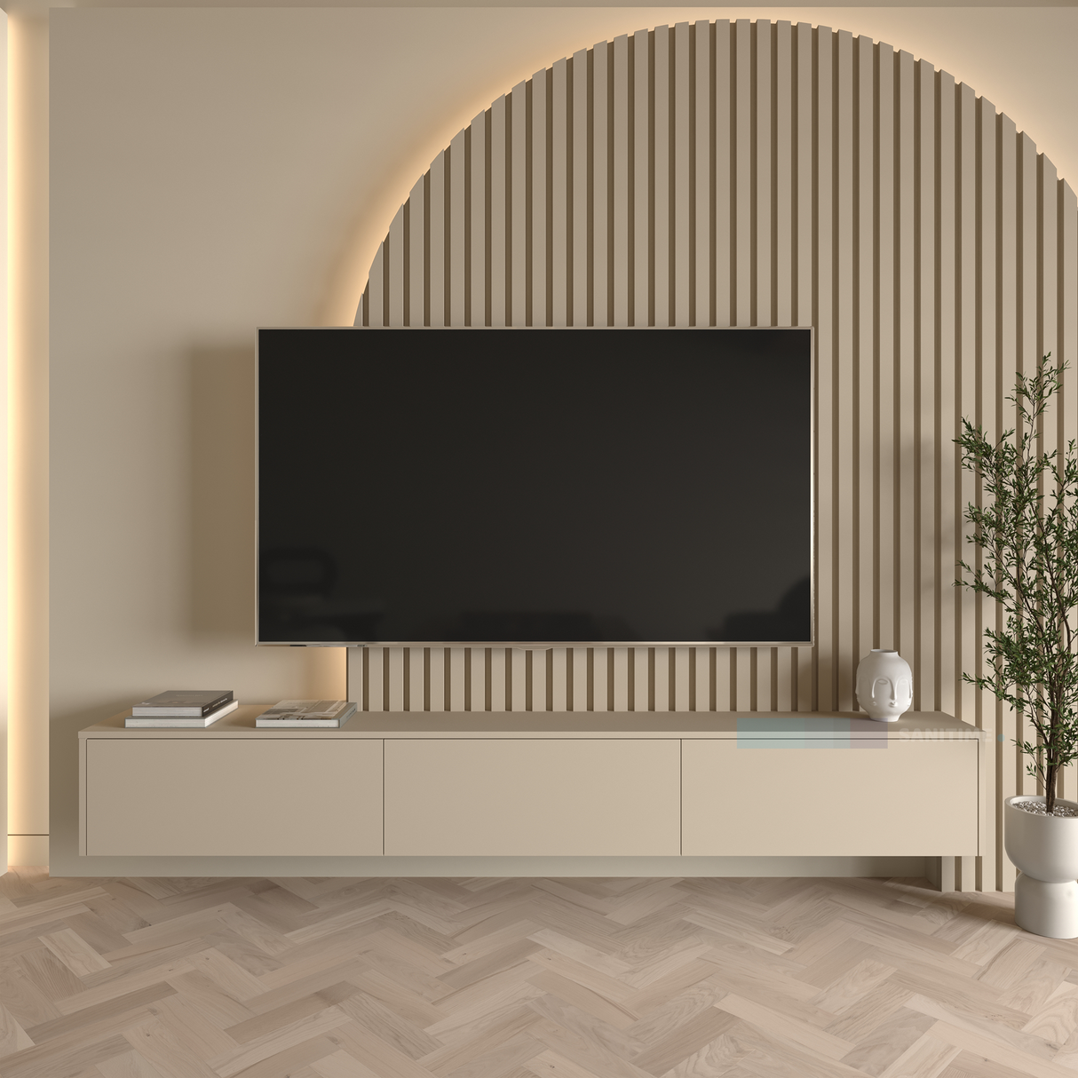 Tv-Meubel Mat Dune L: 240 CM X D: 36 CM X H: 33 CM