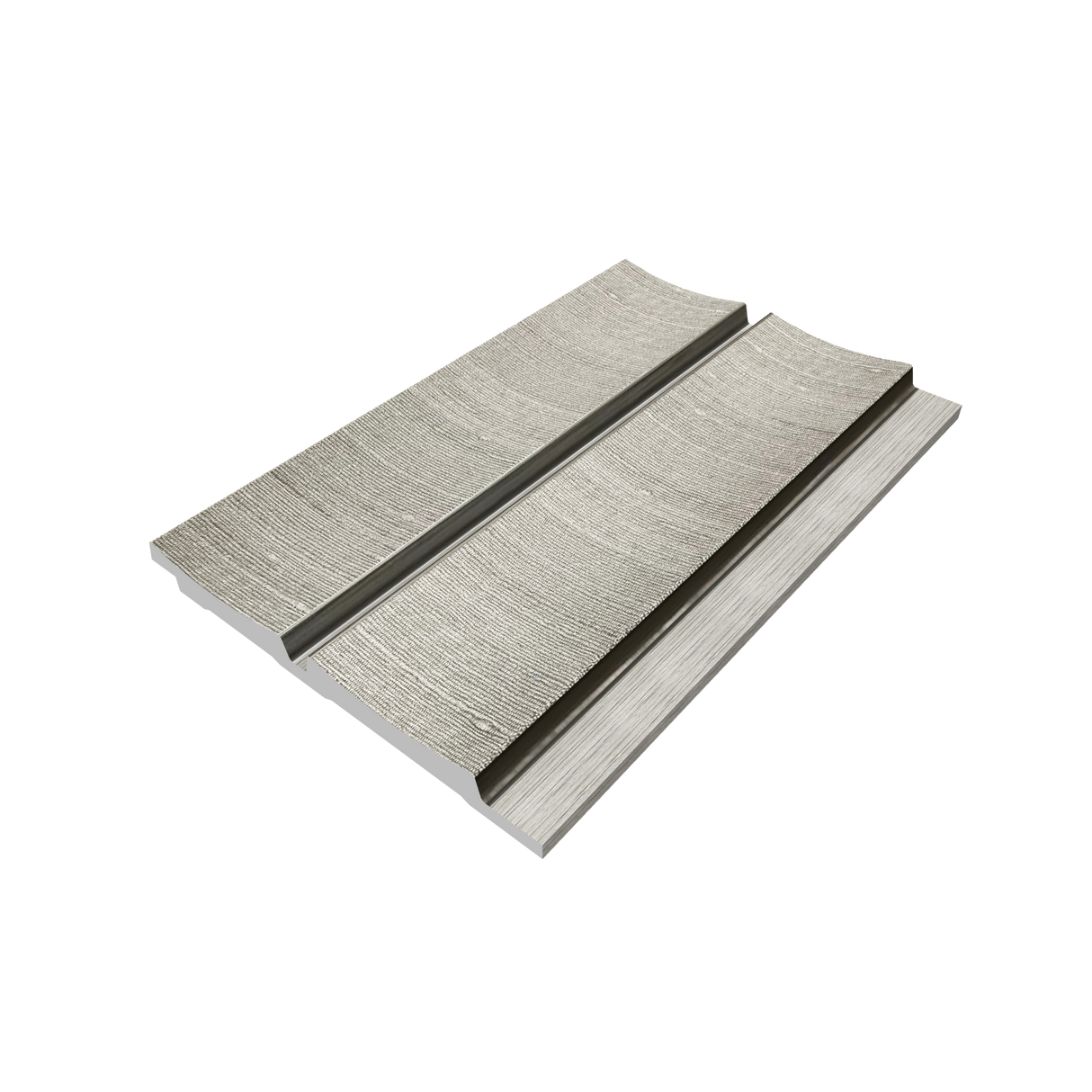 Proefstaal 3D Kunststof Wandpanelen Lumière Collection Grijs Sample