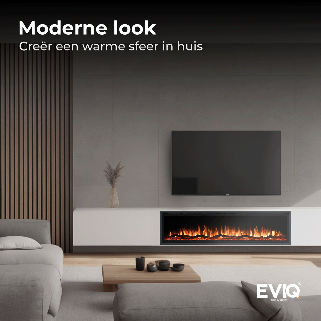 EVIQ Elektrische sfeerhaard Royal Paris 50″ inch – 128 cm