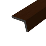 Afwerkstrip Buitenpaneel Dark Walnoot 290 cm Gevel Tuin 3D Houtnerf