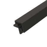 Afwerkprofiel Hoekprofiel binnenzijde Buitenpaneel Zwart 290 cm Gevel Tuin 3D Houtnerf