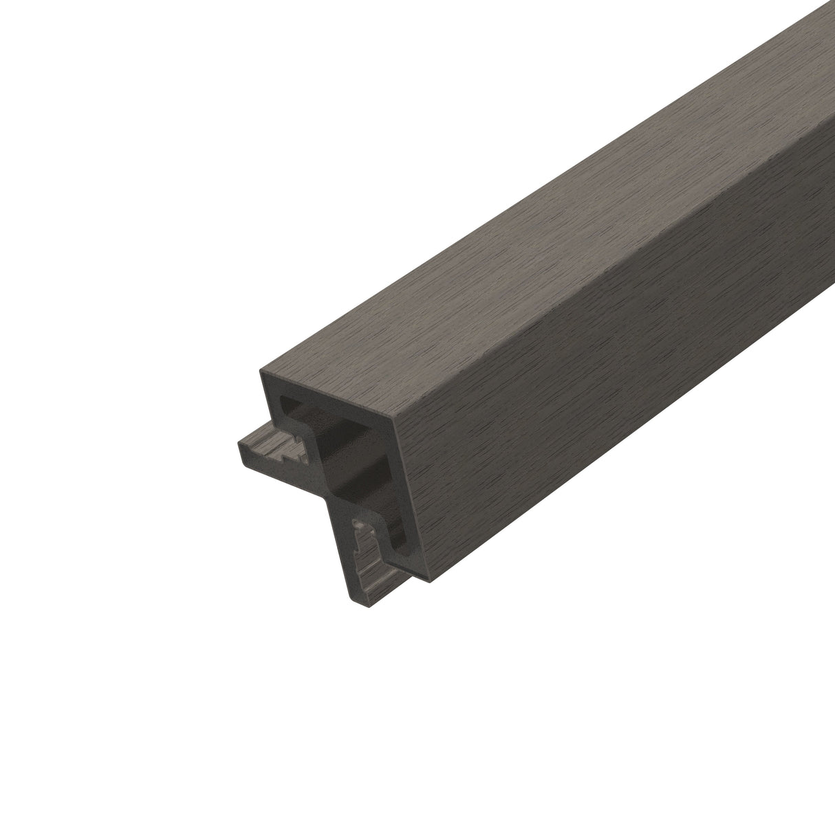 Afwerkprofiel Hoekprofiel binnenzijde Buitenpaneel Grijs 290 cm Gevel Tuin 3D Houtnerf