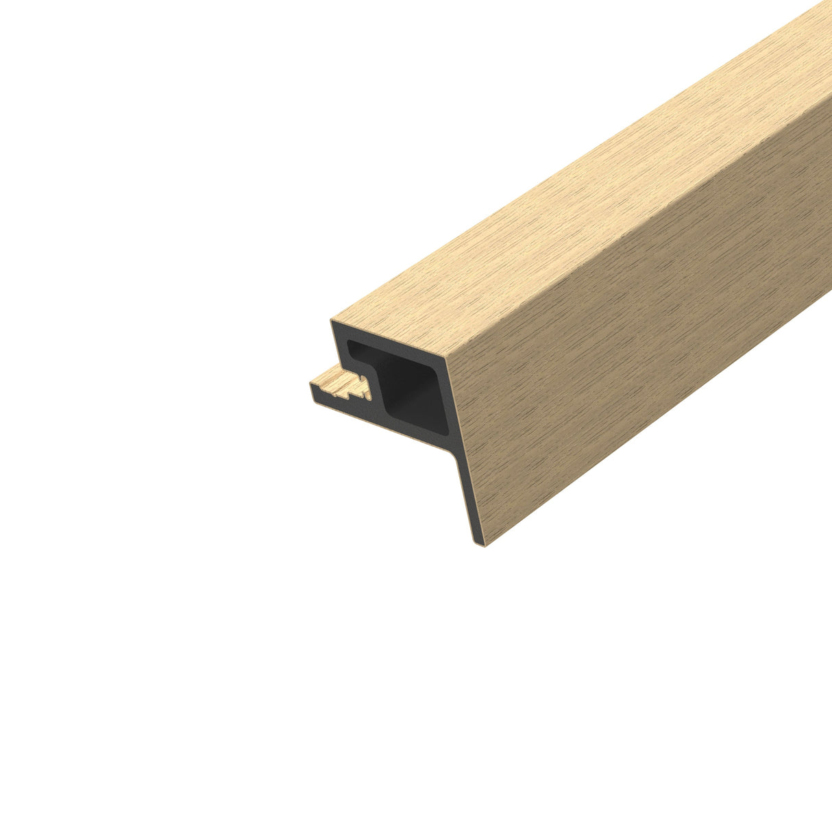 Hoekprofiel Buitenhoek Buitenpaneel Naturel 290 cm Gevel Tuin 3D Houtnerf
