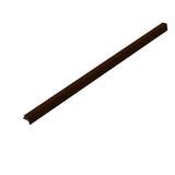Hoekprofiel Buitenhoek Buitenpaneel Dark Walnoot 290 cm Gevel Tuin 3D Houtnerf