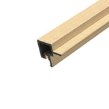 Tussenprofiel T-profiel Buitenpaneel Naturel 290 cm Gevel Tuin 3D Houtnerf