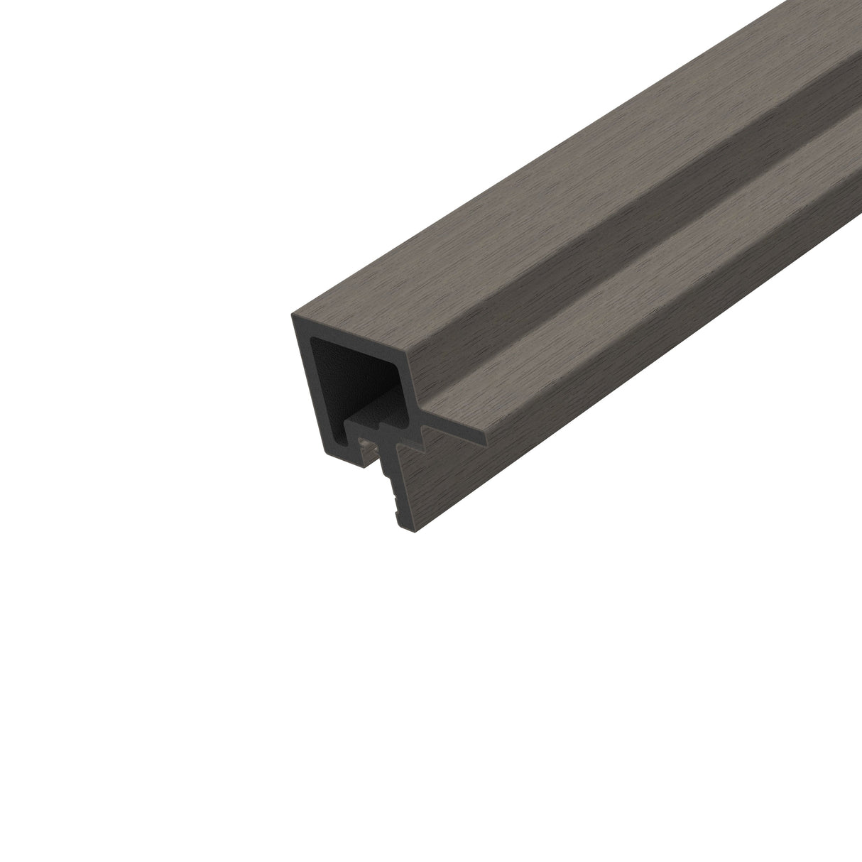 Tussenprofiel T-profiel Buitenpaneel Grijs 290 cm Gevel Tuin 3D Houtnerf