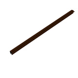 Tussenprofiel T-profiel Buitenpaneel Dark Walnoot 290 cm Gevel Tuin 3D Houtnerf