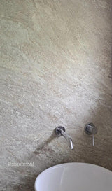 SPC Stone Mat Marmerlook Beige / Grijs 280×120 Wandpaneel