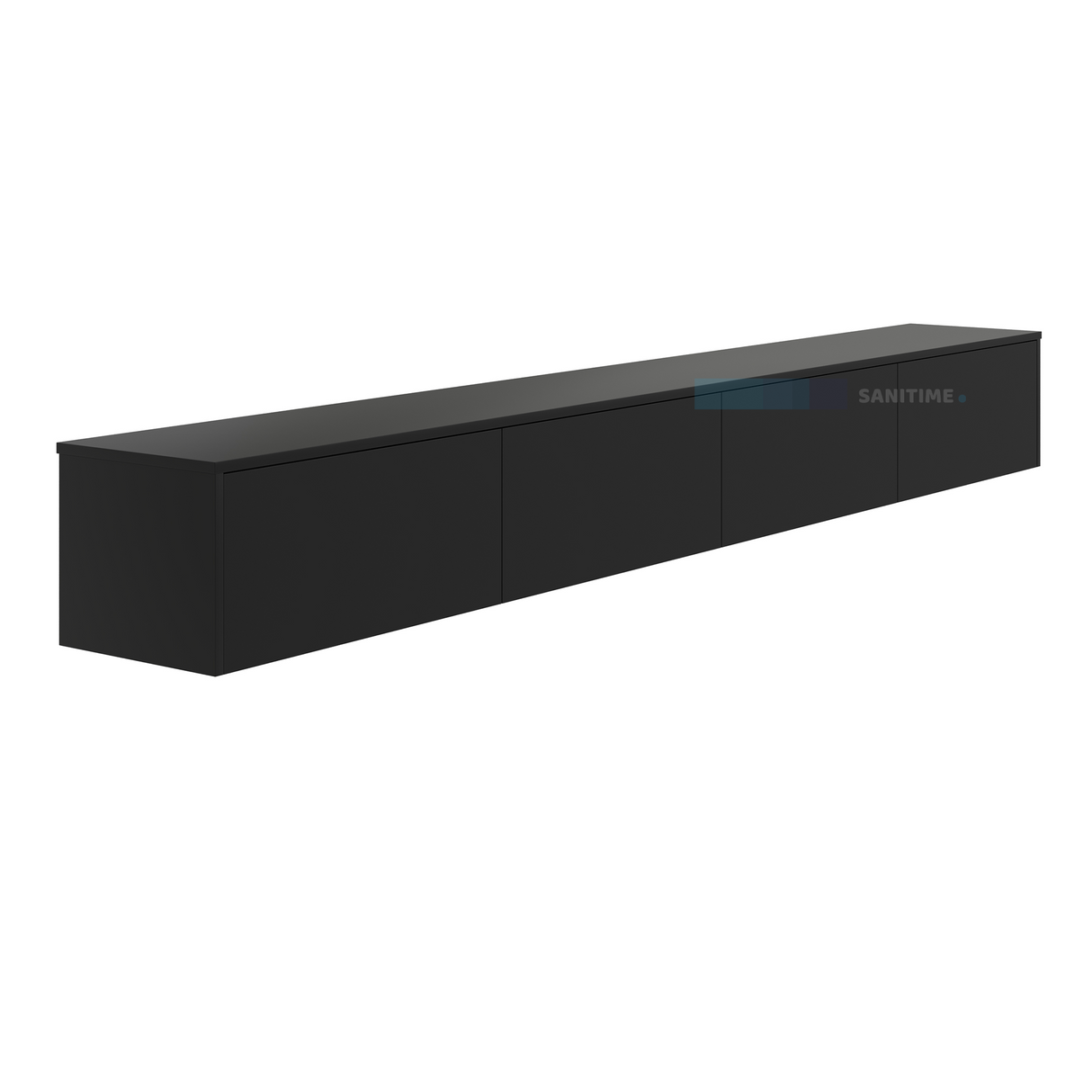 Tv-Meubel Zwart Mat L: 280 CM X D: 36 CM X H: 33 CM