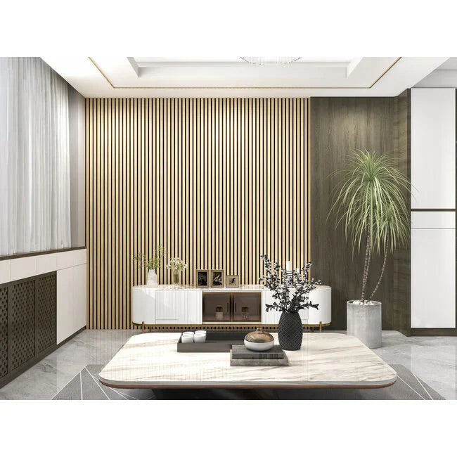 Akoestische panelen 260x60 cm - Eiken Naturel