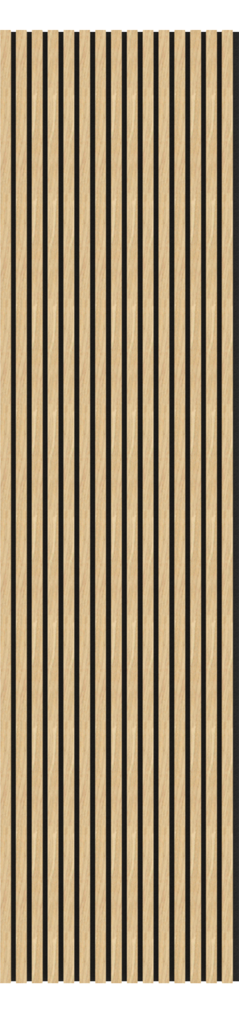 Akoestische panelen 270x60 cm - Eiken Naturel