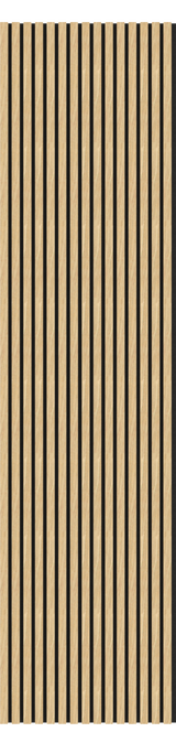 Akoestische panelen 300x60 cm - Eiken Naturel