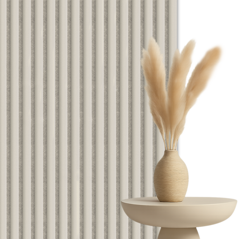 Suède Beige Akoestische Wandpaneel 280x60 Space Velvet