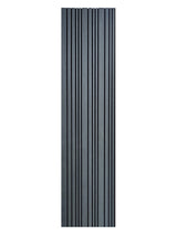Sanitime Akoestische Wandpanelen Lattenwand Tripple Akupanelen 270 x 60 cm Black eiken
