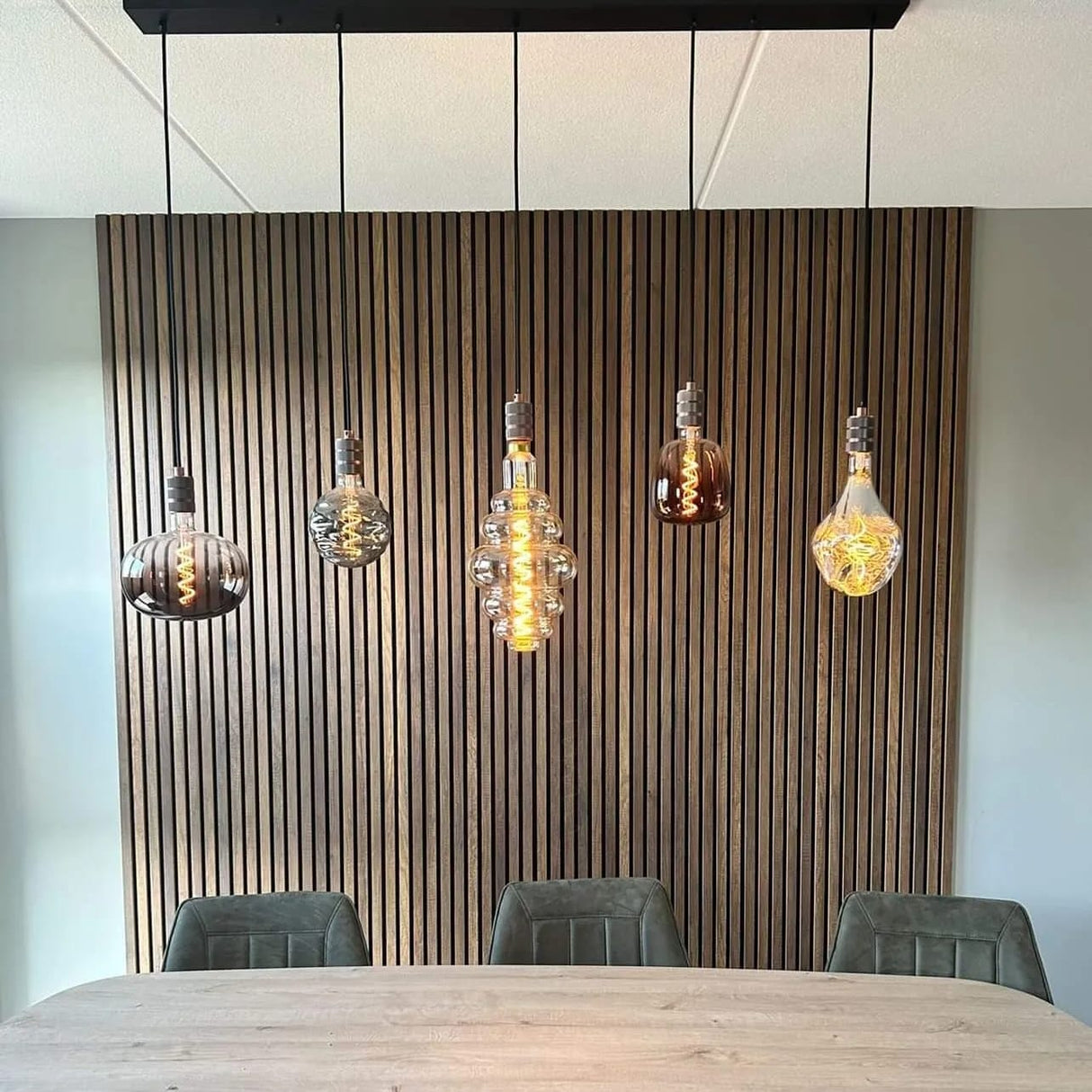 Walnoot Akoestische Wandpaneel 280x60