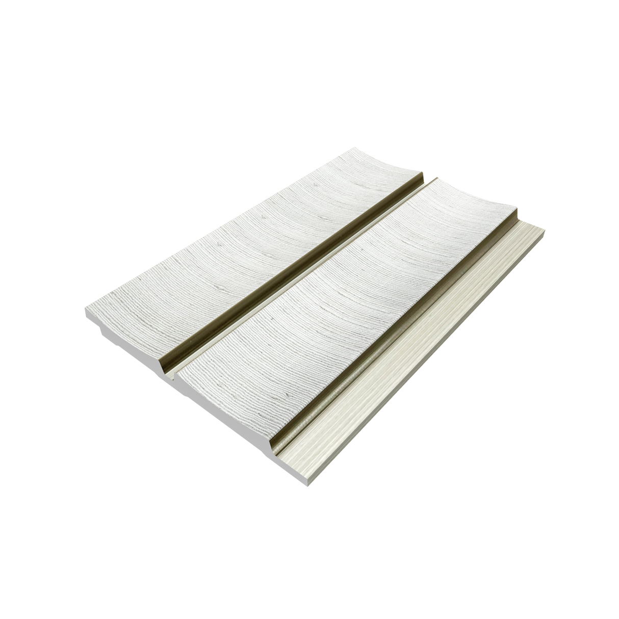 Proefstaal 3D Kunststof Wandpanelen Lumière Collection Wit Sample