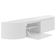 Aura Curved TV-Meubel Wit 180 cm