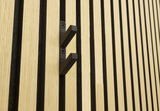 Akupanel Dubbele Haak - Jashaak - Wandhaak - Zwart