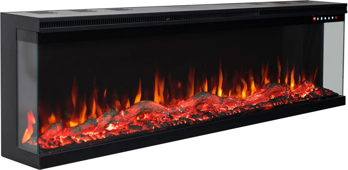 EVIQ Elektrische sfeerhaard 3D Platina 60″ inch – 152 cm