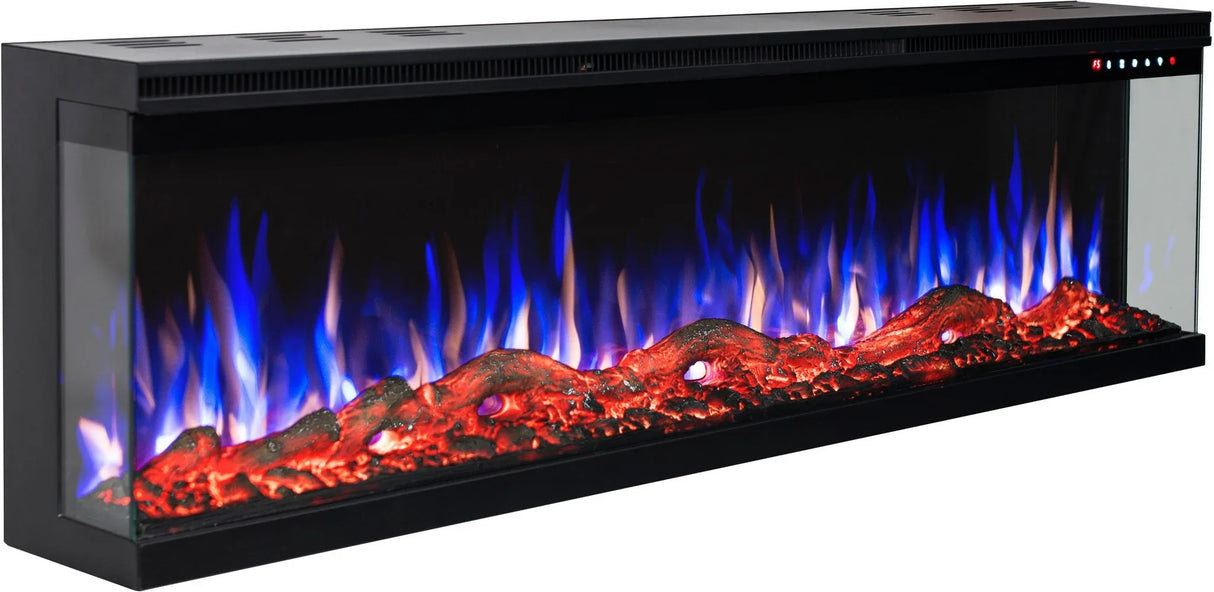 EVIQ Elektrische sfeerhaard 3D Platina 42″ inch – 107 cm
