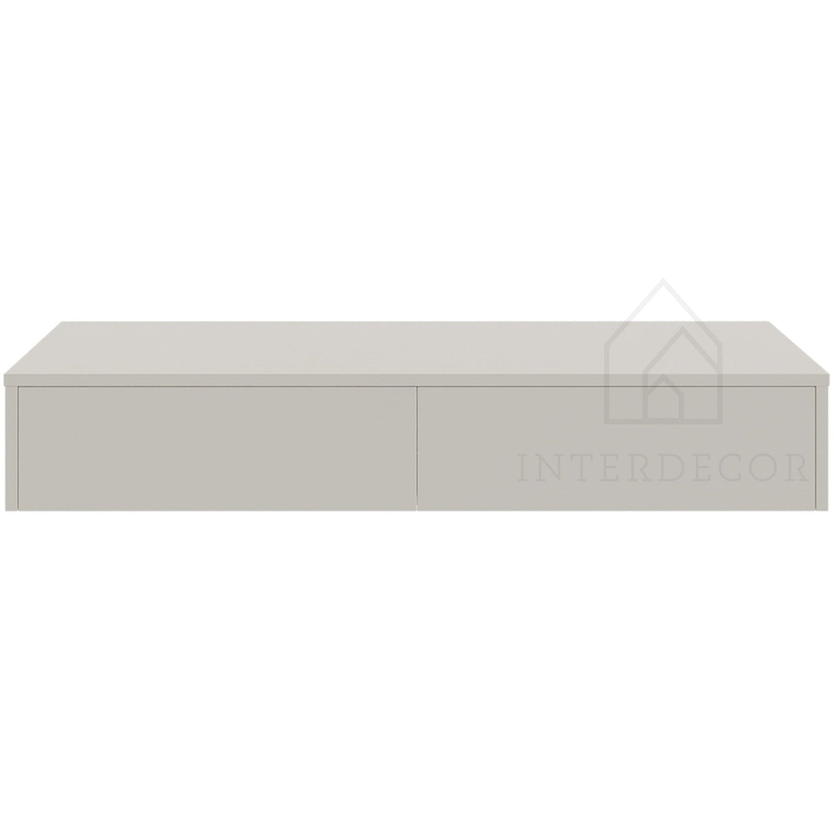 Gangkast zwevend beige 100x26x20 cm