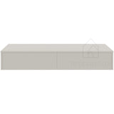 Gangkast zwevend beige 100x26x20 cm