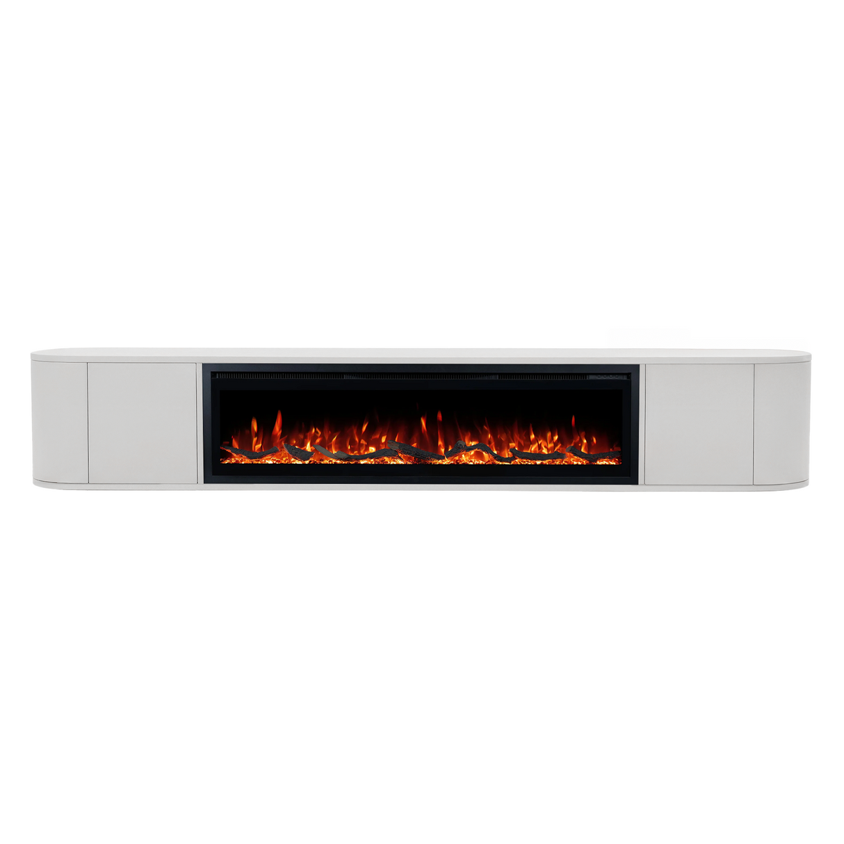 Nova Haardmeubel Wit 240 cm