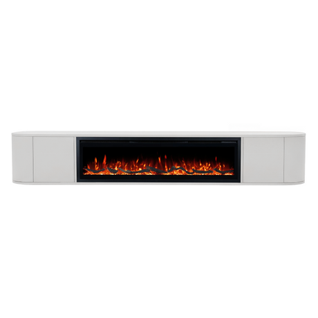 Nova Haardmeubel Wit 240 cm
