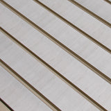 3D Kunststof Wandpanelen Wit Lumière Collection 270 x 12 cm | Set van 4