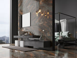 Imperial Brown Hoogglans Marmerlook 60×120 Gerectificeerd Vloertegel & Wandtegel
